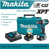 (COD และไม่ให้ออกไป) Markita DDF484 Driver (ในชุดประกอบด้วย: สินค้า 1 ชิ้น แท่นชาร์จ 1 ชิ้น และแบตเต