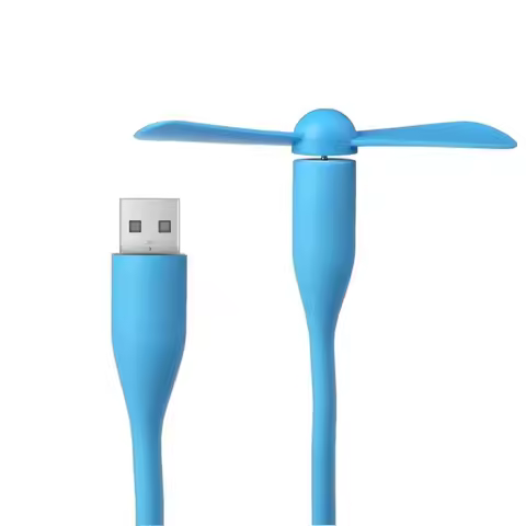 Durable Portable USB Cooling Fan Bendable Lightweight Mini USB Fan Flexible Design Hand Fan for Lapt