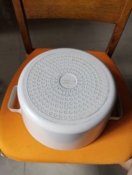 Neoflam Fika ceramic coated aluminum casserole induction pot in beige (made in Korea) 韓國製造 NEOFLAM