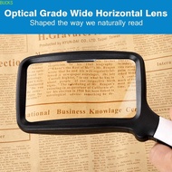 BUCKS Magnifier Jewelry Read Easily Tool with 5 Led Lights 2X Magnification Low Vision Sewing Optica