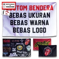 BENDERA CUSTOM BENDERA BESAR BENDERA KECIL BENDERA BEBAS CUSTOM 🤳