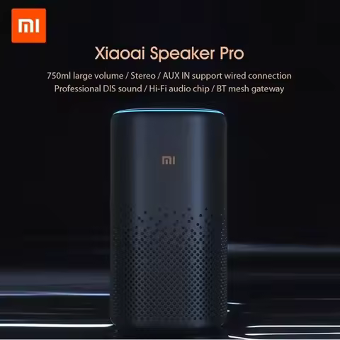 Original Xiaomi Xiaoai Pro Speaker AI Bluetooth HiFi Audio Wireless Mesh Gateway Stereo Infrared Con