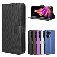 Suitable for OPPO Reno9 Pro+5G Phone Case Reno9 Phone Leather Case Flip Card Lanyard Protective Case SHS
