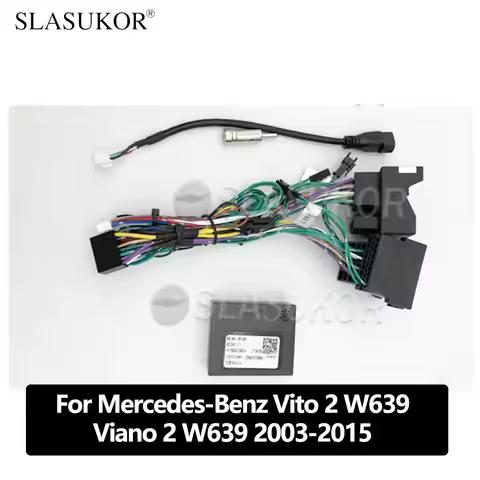 Car Radio Cable with CAN Bus Box Canbus For Mercedes-Benz Vito 2 W639 Mercedes-Benz Viano 2 W639 200