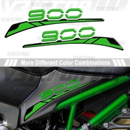 3D Resin Motorcycle Seat Cover Sticker Side Fairing Decals Waterproof For Z900 Z 900