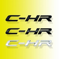 For Toyota CHR C-HR Letter Logo Car Rear Tail Trunk Decals Emblem Badge 3D ABS Sticker Decal Car Styling Auto Accessories