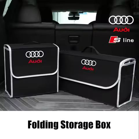 Audi Car Trunk Organizer Box Large Capacity Folding Storage Bag For A4 B7 A6 C7 B9 B6 A5 B8 C6 4F A5