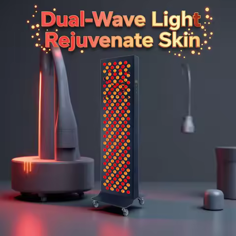 Dual Chip Red Light Therapy Panel Lamp 630nm 660nm Near Infrared Therapy Light 810nm 850nm LED Beaut