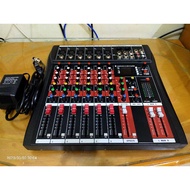Professional 6 Channels live stream USB bluetooth mixer audio mixer dj Sound mixer