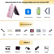 new Professional 61-Key Foldable Electronic Piano Adult Beginner Rechargeable Bluetooth Electronic O