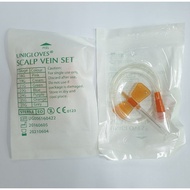 Butterfly Needles Scalp Vein Set 21G 23G 25G 27G x 3/4" Orange Blue Green