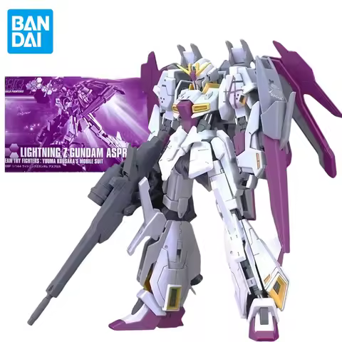 Bandai HGBF 1/144 MSZ-006LGT Lightning Z Gundam Aspros Action Figures Mobile Suit Gundam Polastic Mo