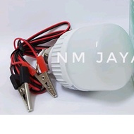 DC Bulb 12V 10 Watt White Color including Battery clamp cable DC Fitting