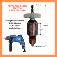 Rotor khoan TPC 6138 220V - Tặng chổi than