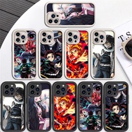 ET7 Anime Demon Slayer Shockproof Phone Case Case for iPhone 15 Pro Max Plus XR