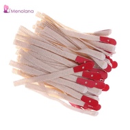 [Menolana] 1 Pack PU Leather Piano Replacement Bridle Straps Durable Red Beige 7.2cm