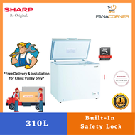 (FREE SHIPPING) Sharp 310L Chest Freezer SJC318