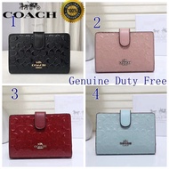 Coach wallet women fashion zipper folding wallet can put coins embossed minimum discount 25937 in stock BB5550