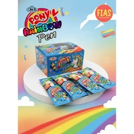 30 pcs Pony Rainbow Pen Candy Paninda
