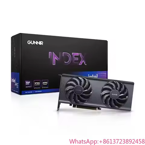 New Gunnir inte.l Arc B580 Index 12G 2670MHz GDDR6 Gaming Graphics Card Design Video Editing for Des
