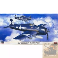Hasegawa 1/48 F6F-5 HELLCAT Pacific Aces Limited Edition Fighter Aircraft Model World War Assembly