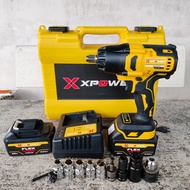 Máy siết bulong dùng pin không chổi than 20V XPOWER lực siết khủng 980NM -- Tặng kèm bộ phụ kiện 07