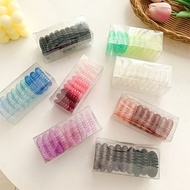 E6B SEPER Women's Fashion Transparent Rubber Hair Ties