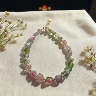 瓜片碧玺手链5.9mm Melon Slice Tourmaline Bracelet (5.9mm)