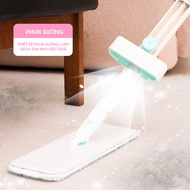 Cây lau nhà MyJae sợi Microfiber tự vắt phun sương xoay 360 độ thông minh 138cm