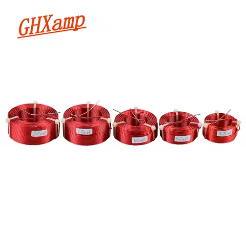 GHXAMP 1PCS 1.2mm Speaker Crossover Inductor Coil Oxygen-Free Copper Frequency Divider Coil Inductan