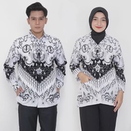 Baju seragam PGRI pria dan wanita terbaru full furing batik PGRI pria dan wanita seragam baju batik 