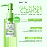 MINJIE x [Ready Stock] SKINTIFIC Facial Wash - Face Wash Facial Cleanser SKINTIFIC 3X Acid Acne Gel 