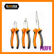 FKRFR Sharp Nose Pliers, Hardware Tools, Universal Wire Cutter, Electrician Installation, FHSER Multifunctional Crimping
