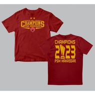 PSM MAKASSAR T-shirt, 2023 LEAGUE CHAMPION PSM MAKASSAR/ EKOKO/