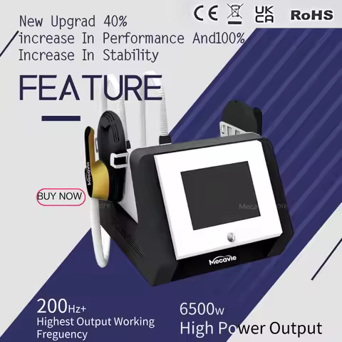 2 in 1 MECAVIE Muscle Builder Slimming Trainer Features 6500W Body Contouring Buttock Lifting Fitnes