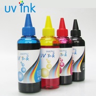 SET OF 4 UV DYE INK for Epson Brother Canon HP Printer