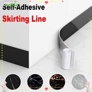 MOLIHA Skirting Line, Self Adhesive Windowsill Floor Tile Sticker, Home Decor Marble Grain Waterproof PVC Waist Line