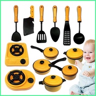 Play Cooking Set 13PCS Kids Kitchen Accessories Toy Kitchen Appliances Play Kitchen Toys for Pretend Play playsg playsg