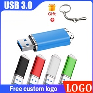 Metal Rotate 3.0 USB Flash Drive 128GB 64GB Memory Card Pen Drive 32GB 16GB 8GB 4GB Memory Stick  Fr