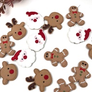 1 PC - CHRISTMAS EMBROIDERY APPLICATION | CHRISTMAS ORNAMENTS | Christmas Application Patches For Cl