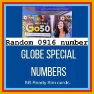 ▦ ☌     0915 0916 0917 0927 000-999's Random Number Globe Sim card Special Vanity Rare Lucky Number