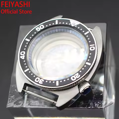 41mm Diving Watch Case 316L Stainless Steel For Tuna Turtle Seiko NH35 NH36 NH38 Movement 28.5mm Dia