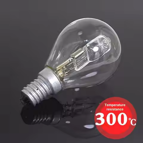 P45 Halogen Bulb 42W E14 220V High Temperature Resistant 300 Degree Oven Light Oven Light Indoor Lig