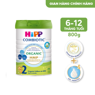 Sữa bột công thức HiPP 2 Organic Combiotic 800g bổ sung DHA trực tiếp dành cho trẻ nhỏ (6-12 tháng)
