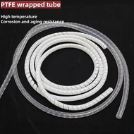High-Temp Resistant PTFE Spiral-Wrapped Tubing, Teflon Cut Hose, FEP/PFA/PTFE Spiral Tube Bundles