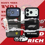 Down Jacket F1 Racing Driver Snoopy Label 3D Bread Soft Shell Phone Case Suitable For IPhone17 AIR 1