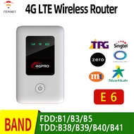 4G LTE Wifi Router 100Mbps Mini Mobile Hotspot Portable Car Mifi Modem Ulocked Wireless Dongle 3G 4G E6 Wi-Fi Router