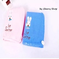 BUNNY HEADBAND TOWEL/MICROFIBER HEADBAND TOWEL