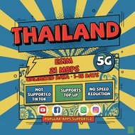【Use within 5 days】Unlimited Data Thailand eSIM Tiktok Chatgpt No Support | Instant 24h Email | Not 