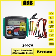 (1pc) Kyoritsu 3007A Digital Insulation / Continuity Tester (362007005)
